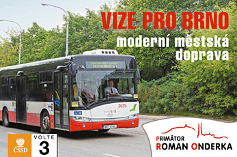 Vize pro Brno: moderní městská doprava